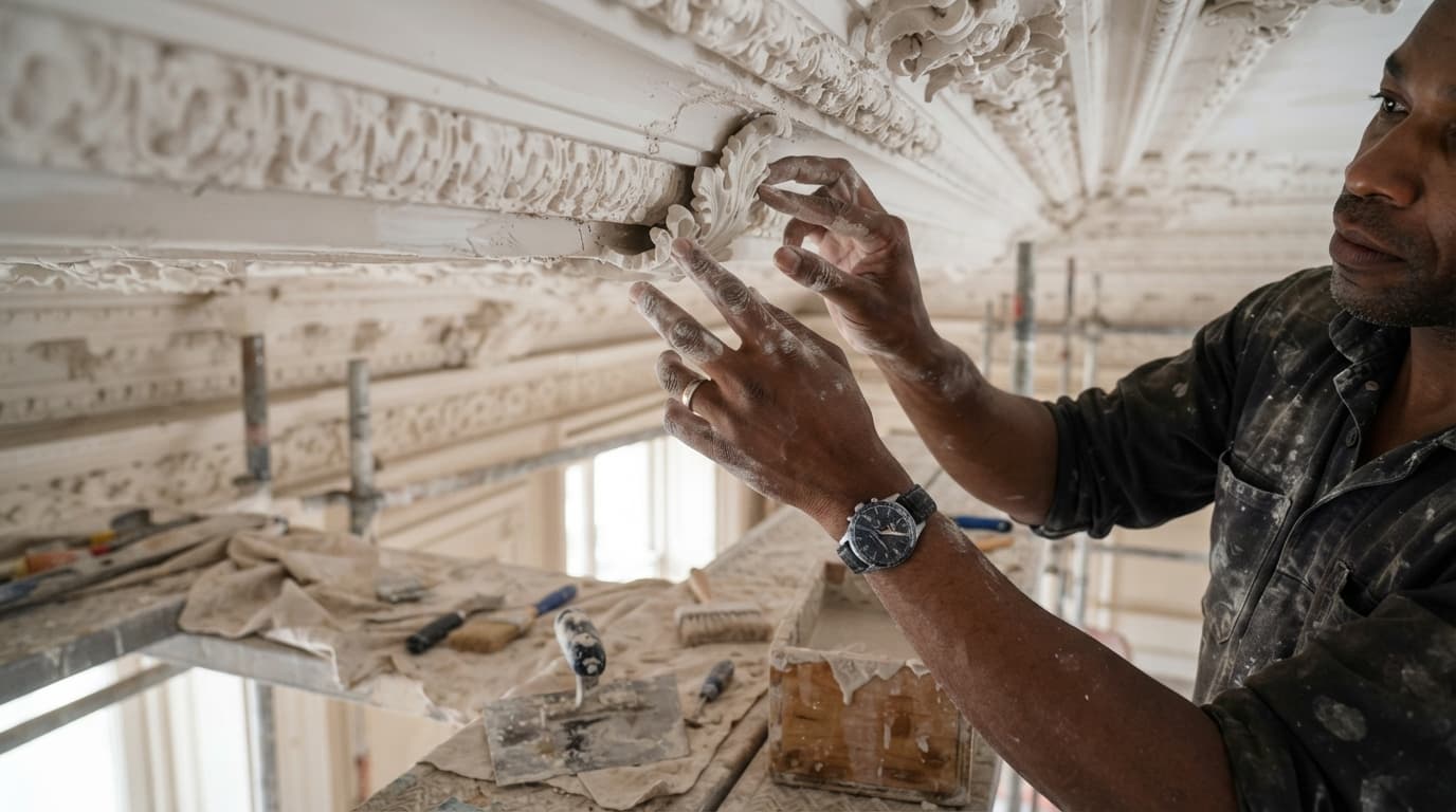 Atelier plâtre NEWS AFRICA